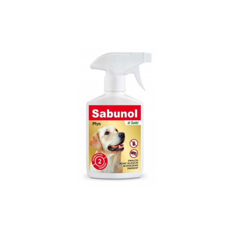 SABUNOL - płyn do zwalczania pcheł w otoczeniu zwierząt 250 ml