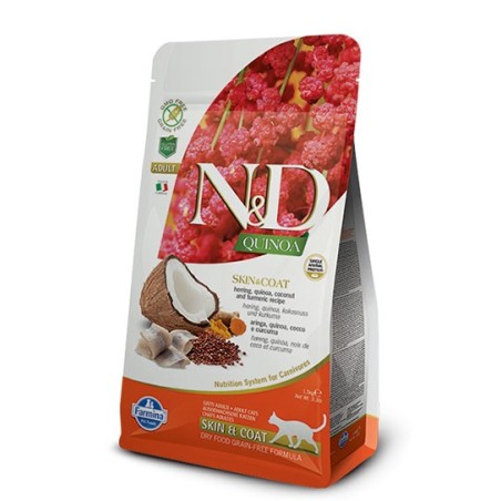 N&D Cat Quinoa Skin & Coat Herring