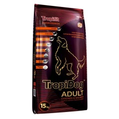 Tropidog Super Premium Adult Medium & Large Breeds With Chicken & Salmon - Duża Rasa, Kurczak i Łosoś