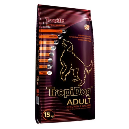 Tropidog Super Premium Adult Medium & Large Breeds With Chicken & Salmon - Duża Rasa, Kurczak i Łosoś