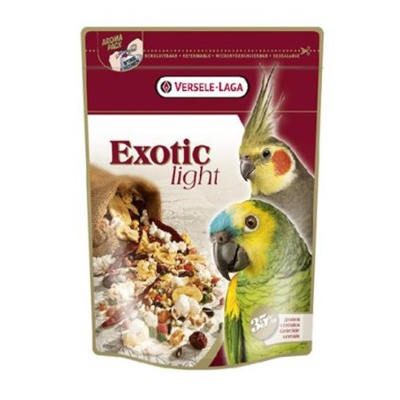 Exotic Light 750 g - mieszanka z prażonymi ziarnami dla dużych i średnich papug