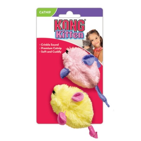 KONG Cat Toys pluszowe myszy 2szt.