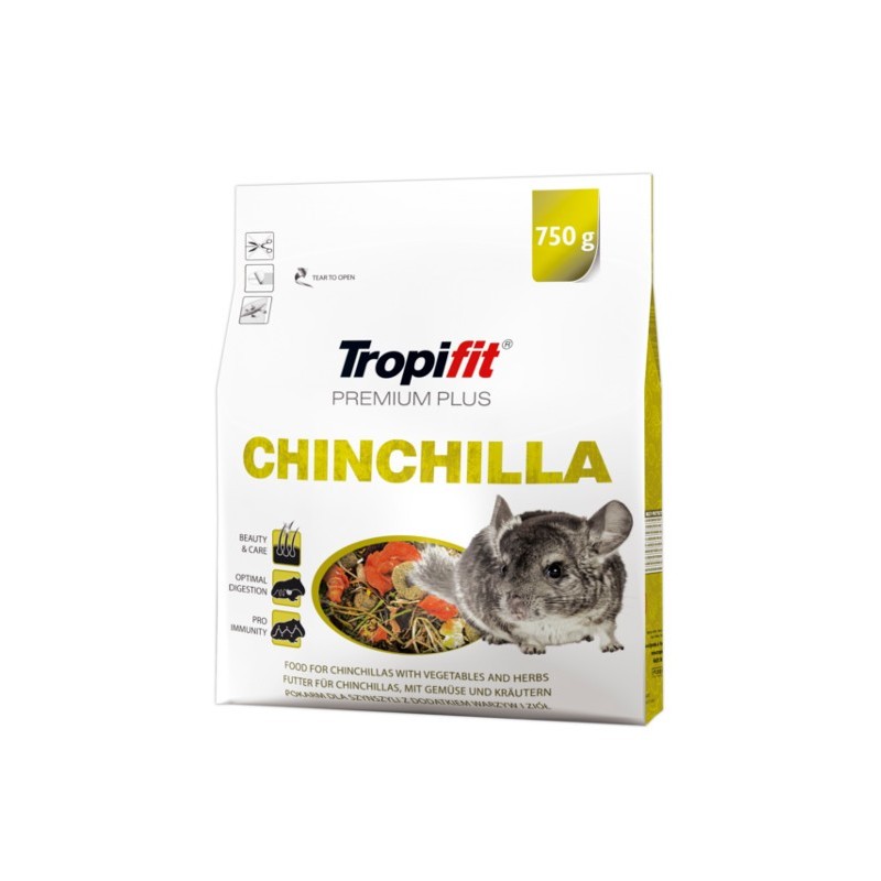 Tropifit Chinchilla Premium Plus - pokarm dla szynszyli