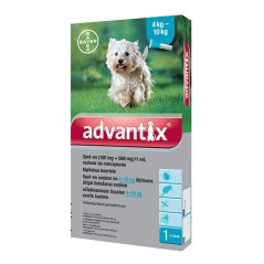 ADVANTIX SPOT-ON 4 X 1,0 ML (4-10 KG)