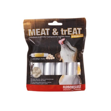 Kiełbaski treningowe MEAT & trEAT Poultry 4x40g - drób