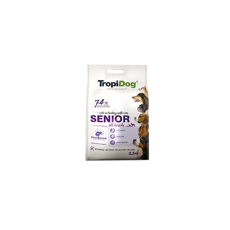 Tropidog Premium Senior All Breeds - karma dla psów wszystkich ras po 7 roku życia