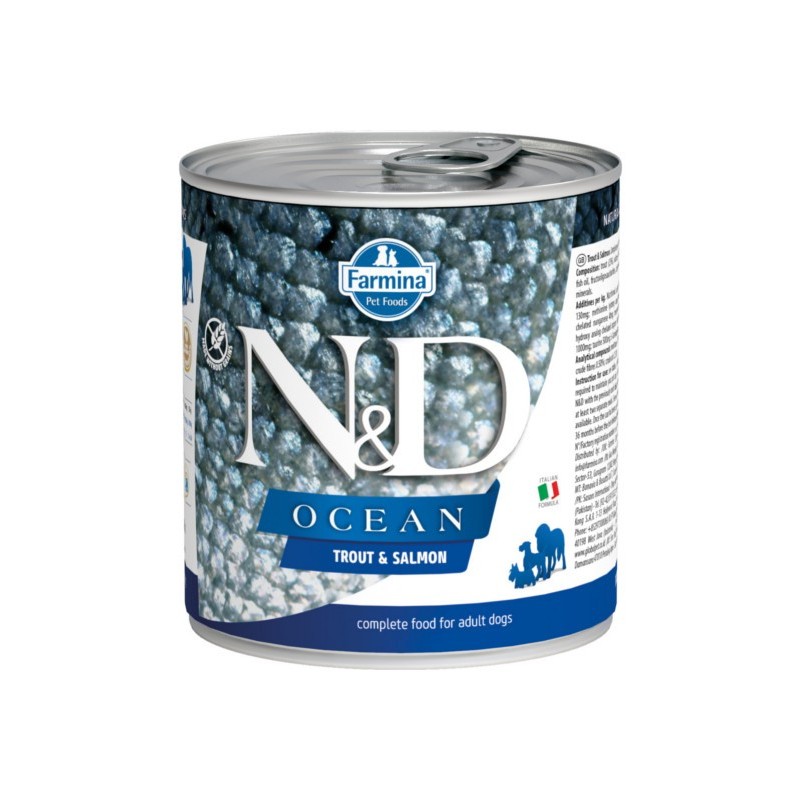 N&D OCEAN TROUT & SALMON Adult Dog 285g