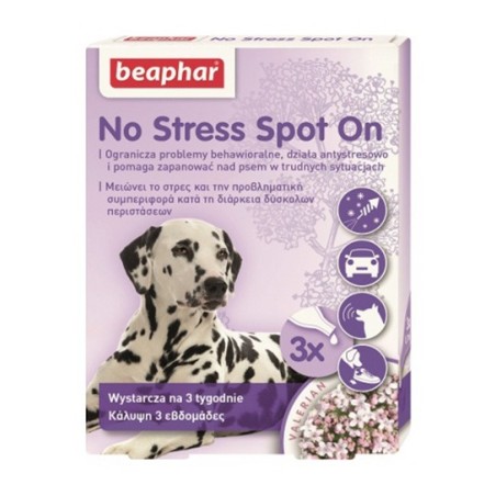 Beaphar No Stress Spot On Dog 3x0,7ml - preparat wyciszający dla psów w kroplach