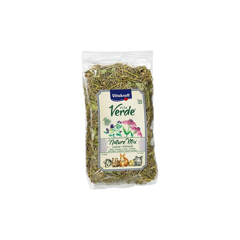 Vitakraft Vita Verde Nature Mix 125g - mieszanka lucerna/jeżówka dla gryzoni