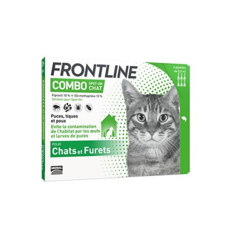 Frontline COMBO dla kotów i fretek 3x0,5ml