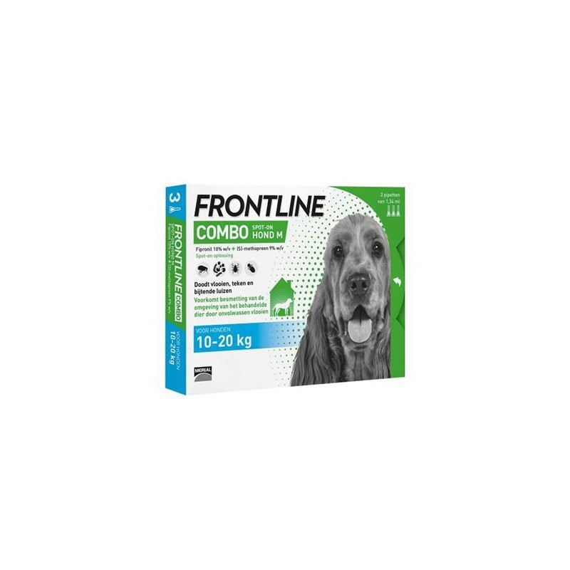 Frontline COMBO dla psów M 10-20 kg 3x1,34 ml