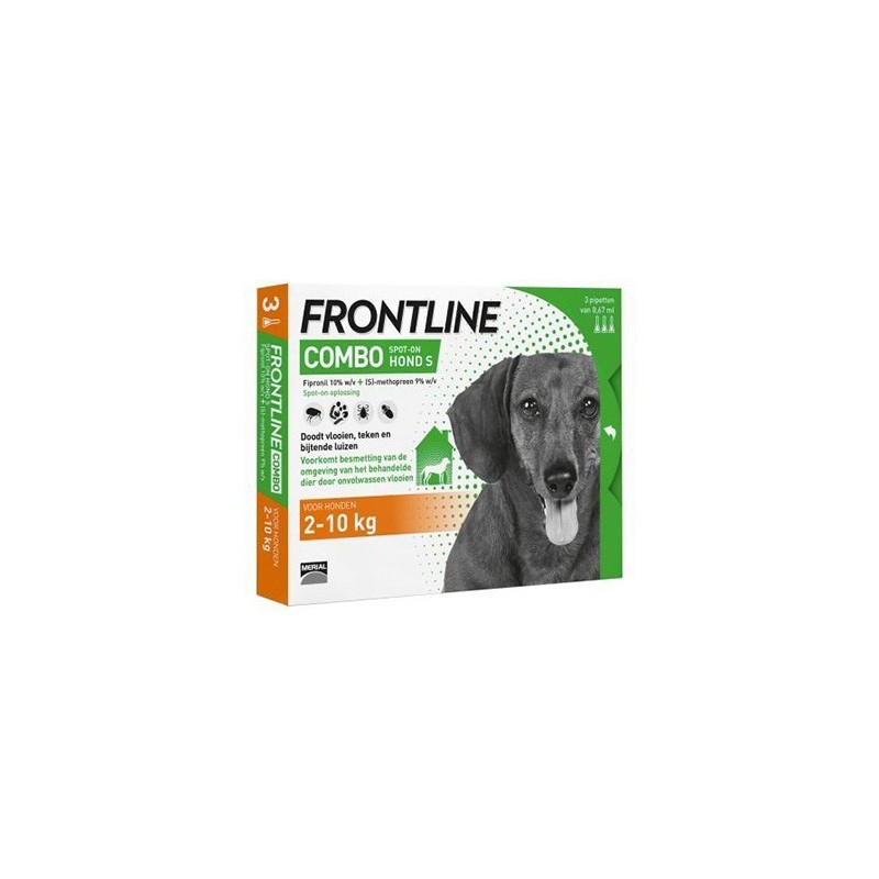 Frontline COMBO dla psów S 2-10 kg 3x0,67 ml