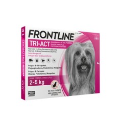 Frontline TRI-ACT dla psów 2-5 kg 3x0,5 ml