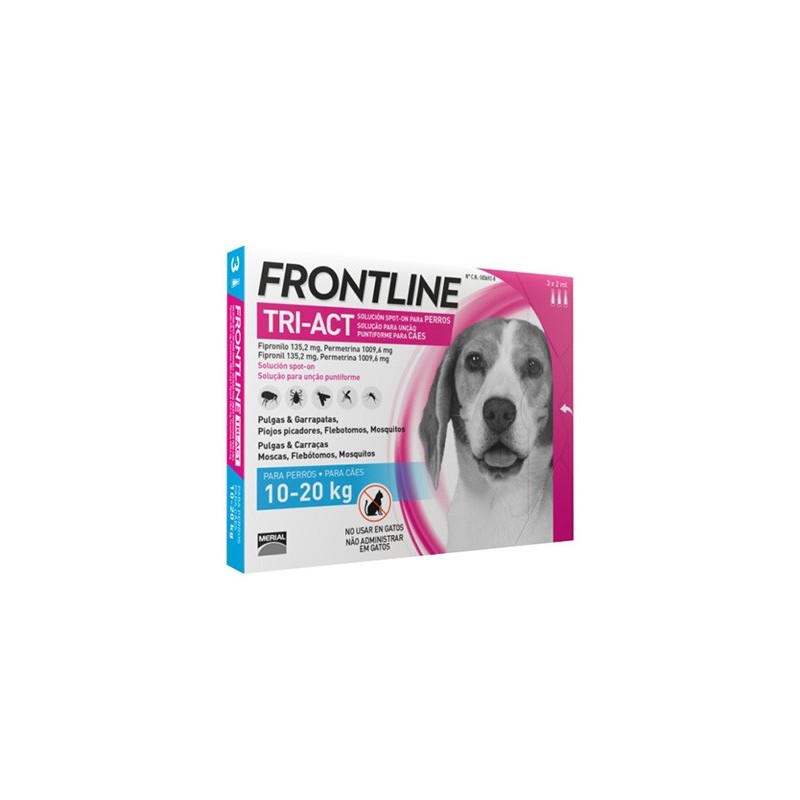 Frontline TRI-ACT dla psów 10-20 kg 3x2 ml