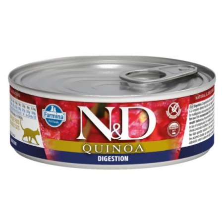 N&D QUINOA DIGESTION LAMB & FENNEL Adult Cat - puszka 80g