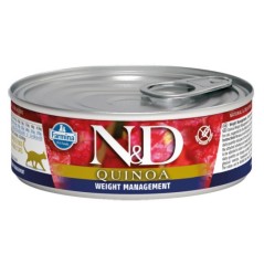 N&D QUINOA WEIGHT MANAGEMENT Adult Cat - puszka 80g