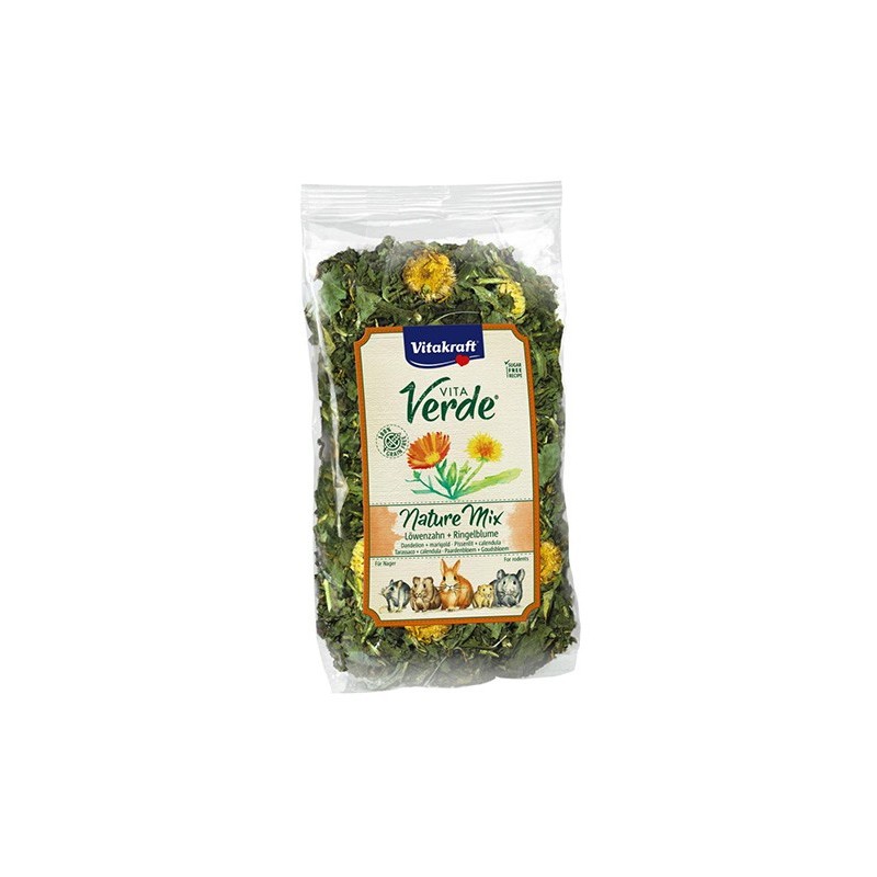 Vitakraft Vita Verde Nature Mix 100g - mieszanka mniszek/nagietek dla gryzoni