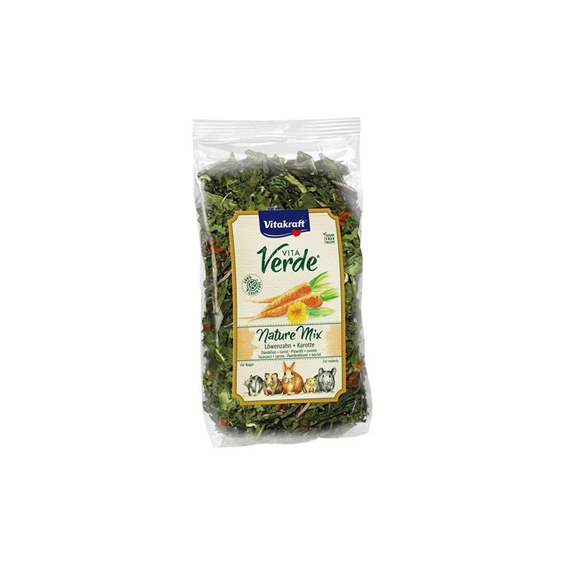 Vitakraft Vita Verde Nature Mix 100g - mieszanka mniszek/marchewka dla gryzoni