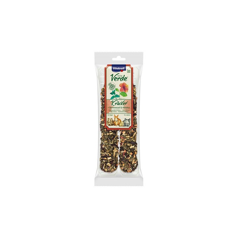 Vitakraft Vita Verde Kracker 80g - pokrzywa/hibiskus dla gryzoni