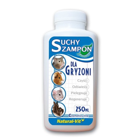 Natural-Vit Suchy szampon dla gryzoni 250ml