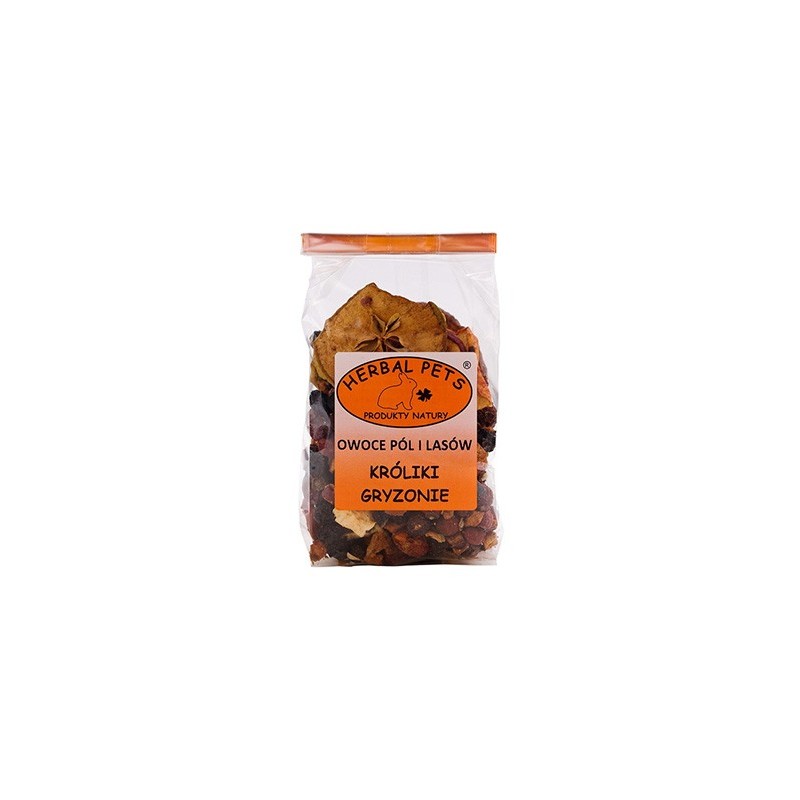 Herbal Pets Owoce pól i lasów króliki gryzonie 100 g