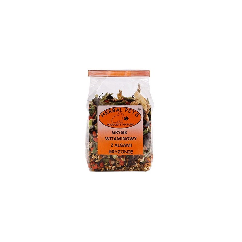 Herbal Pets Grysik witaminowy z algami dla gryzoni 150 g