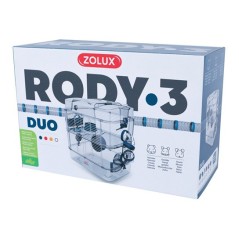 Zolux Klatka RODY3 DUO - kolor niebieski