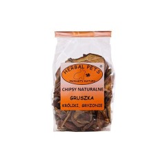 Chipsy naturalne Gruszka króliki gryzonie 75 g