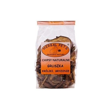 Chipsy naturalne Gruszka króliki gryzonie 75 g