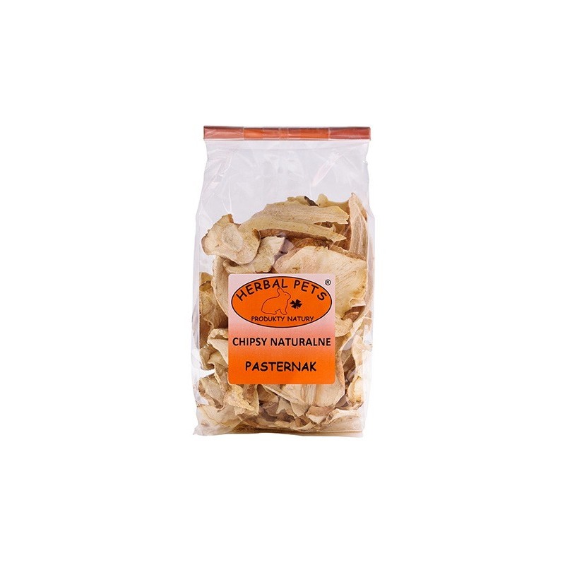 Herbal Pets Chipsy naturalne - Pasternak dla królików i gryzoni 125 g