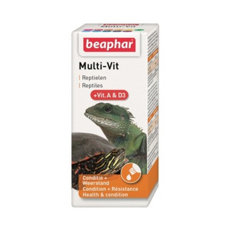 Beaphar Multi-Vit z witaminą A i D3 - preparat witaminowy dla gadów 20 ml