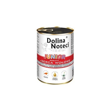 Dolina Noteci Premium JUNIOR bogata w serca wołowe 400 g