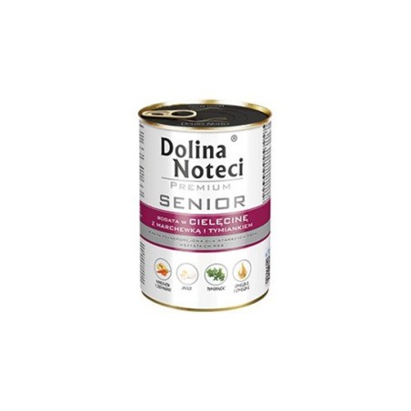 Dolina Noteci Premium SENIOR Bogata w cielęcinę z marchewką i tymiankiem 400 g