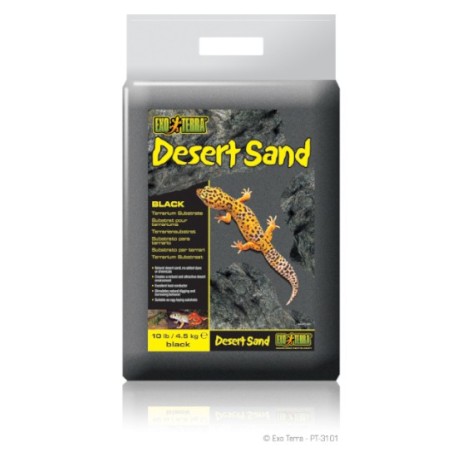 Exo-Terra Podłoże Desert Sand 4,5kg - czarne (PT3101)