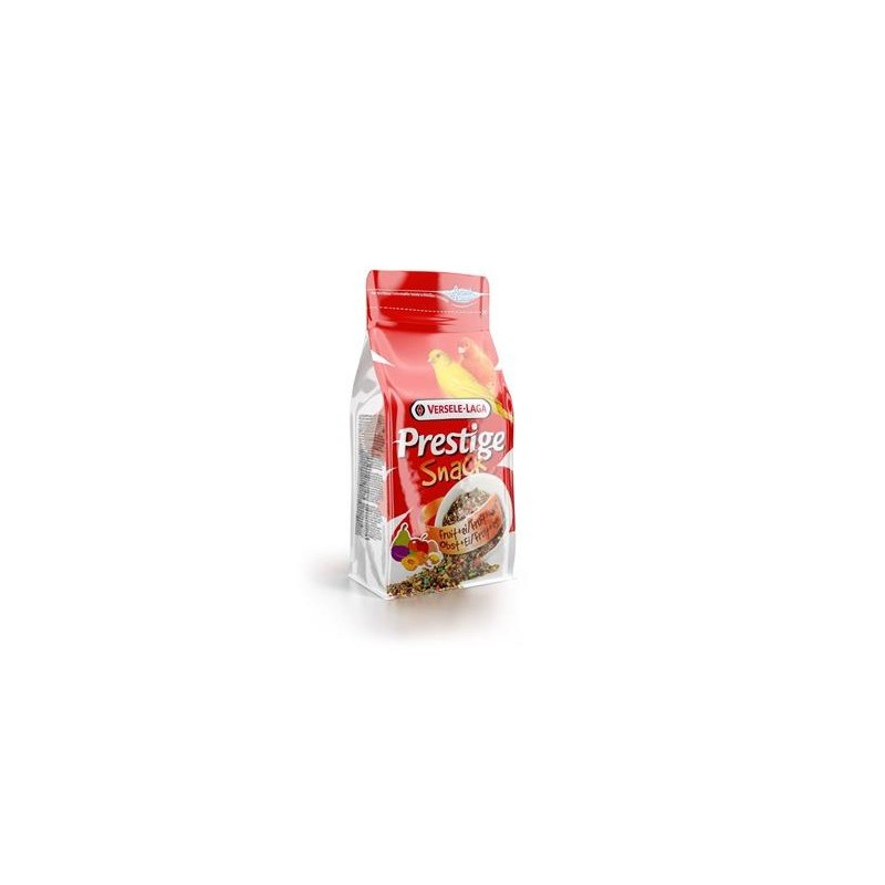 Versele-Laga Prestige Snack Canaries 125g - przysmak z biszkoptami i owocami dla kanarków