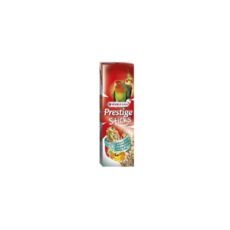 Versele-Laga Prestige Sticks Big Parakeets Exotic Fruit 140g - kolby z owocami egzotycznymi dla średnich papug