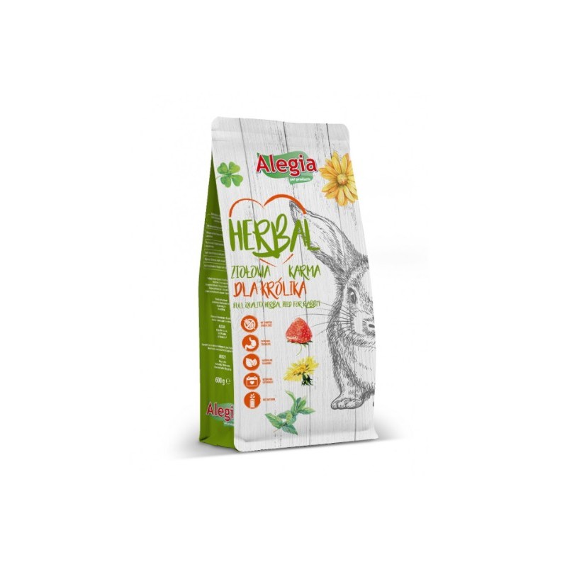 Alegia karma dla królika HERBAL 600g