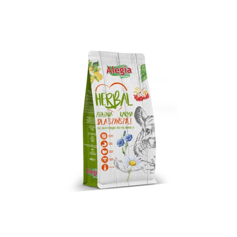 Alegia Karma dla szynszyli HERBAL 600g