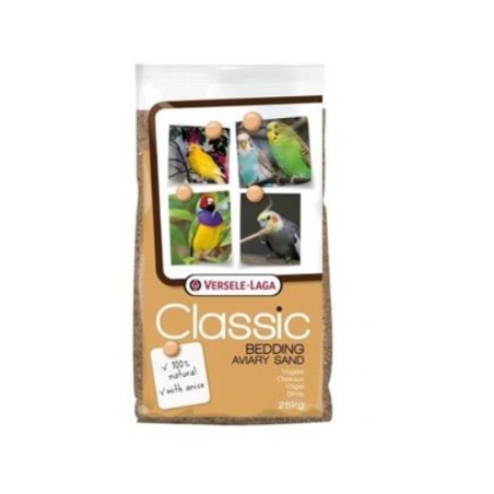 Versele-Laga Aviary Classic Bedding Sand 25kg - piasek z gritem dla ptaków