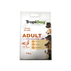 Tropidog Premium Adult Medium & Large Breeds With Duck & Rice - Duża Rasa, Kaczka i Ryż