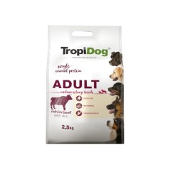 Tropidog Premium Adult Medium & Large Breeds With Beef & Rice - Duża Rasa, Wołowina i Ryż