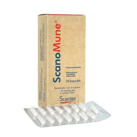 Scanomune 20 mg - immunostymulacja i wzmocnienie naturalnej odporności /30 kapsułek