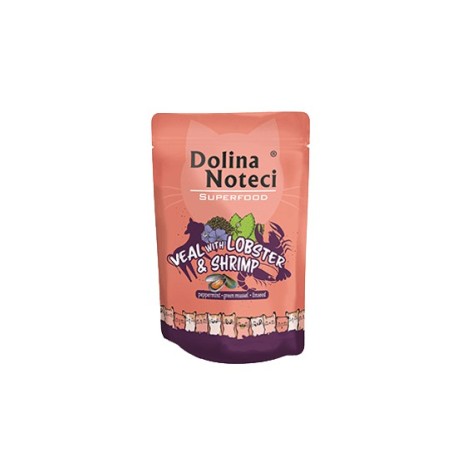 Dolina Noteci Superfood kot - cielęcina/homar/krewetki 85g saszetka