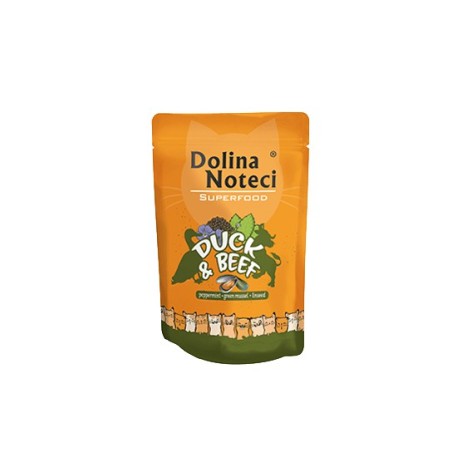 Dolina Noteci Superfood kot - kaczka/wołowina 85g saszetka