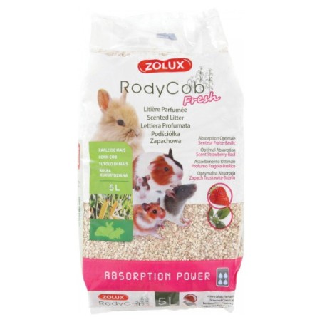 Zolux Podściółka roślinna RodyCob Fresh 5l - truskawka/bazylia