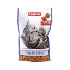 Beaphar Malt Bits 150g - przysmaki dla kotów wspomagające odkłaczanie