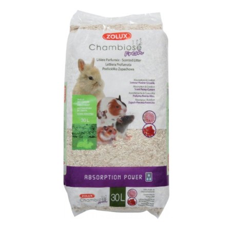 Zolux Podściółka konopna Chambiose Nature 30l - piwonia/porzeczka