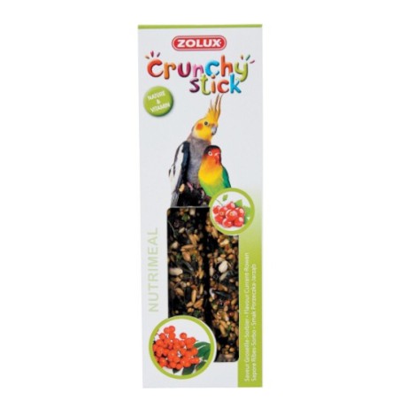 Zolux Crunchy Stick duże papugi porzeczka/jarzębina 115g