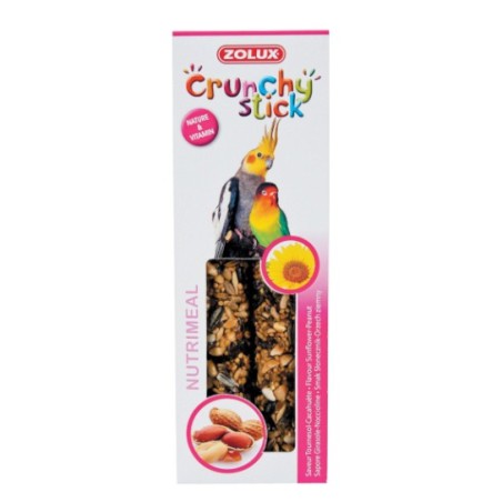 Zolux Crunchy Stick duże papugi słonecznik/orzech ziemny 115g