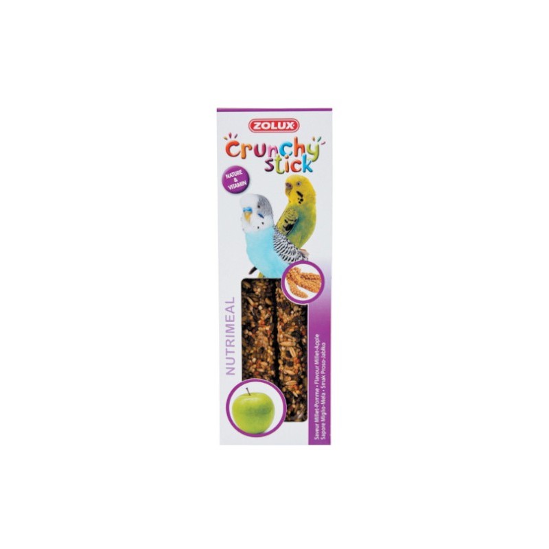 Zolux Crunchy Stick papuga mała proso/jabłko 85g